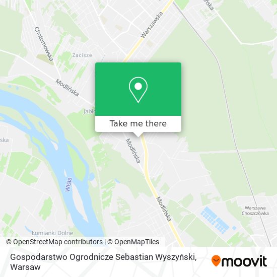 Карта Gospodarstwo Ogrodnicze Sebastian Wyszyński