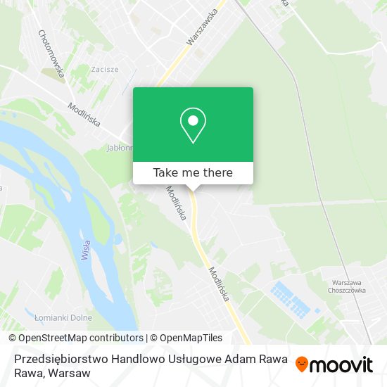 Przedsiębiorstwo Handlowo Usługowe Adam Rawa Rawa map