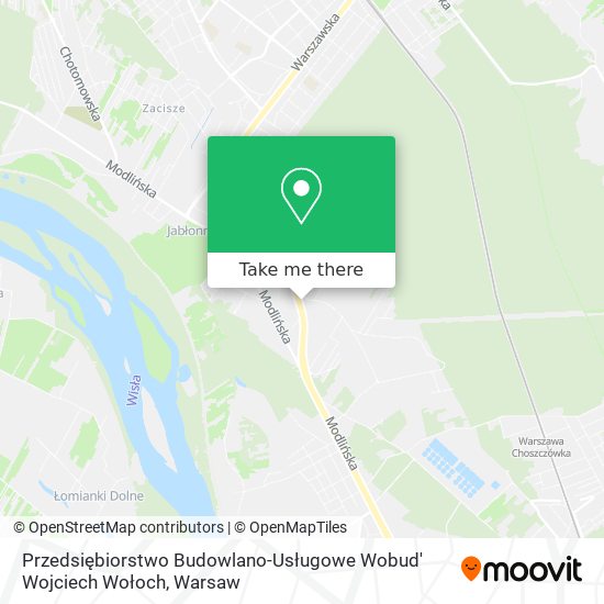 Przedsiębiorstwo Budowlano-Usługowe Wobud' Wojciech Wołoch map