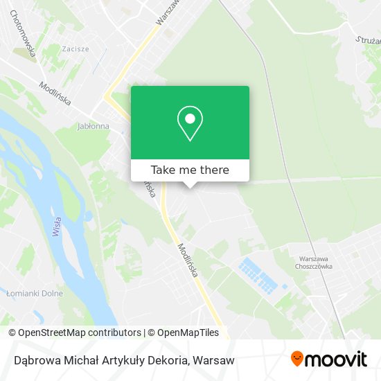 Dąbrowa Michał Artykuły Dekoria map