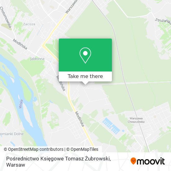 Pośrednictwo Księgowe Tomasz Żubrowski map