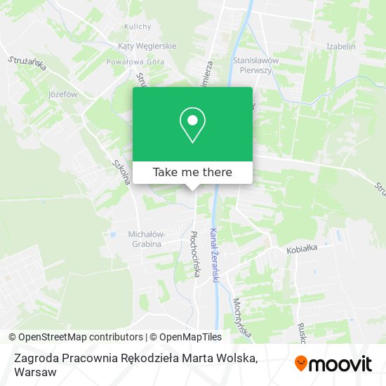 Zagroda Pracownia Rękodzieła Marta Wolska map