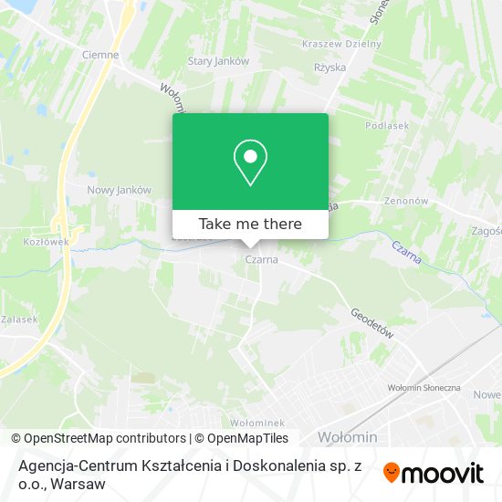 Agencja-Centrum Kształcenia i Doskonalenia sp. z o.o. map