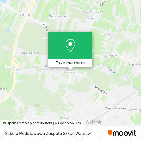 Szkoła Podstawowa Zespołu Szkół map