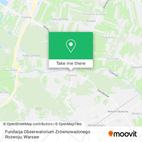 Fundacja Obserwatorium Zrównoważonego Rozwoju map