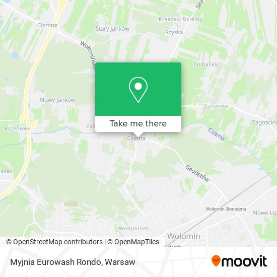 Myjnia Eurowash Rondo map