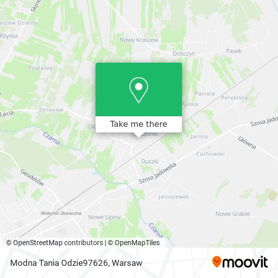 Modna Tania Odzie97626 map