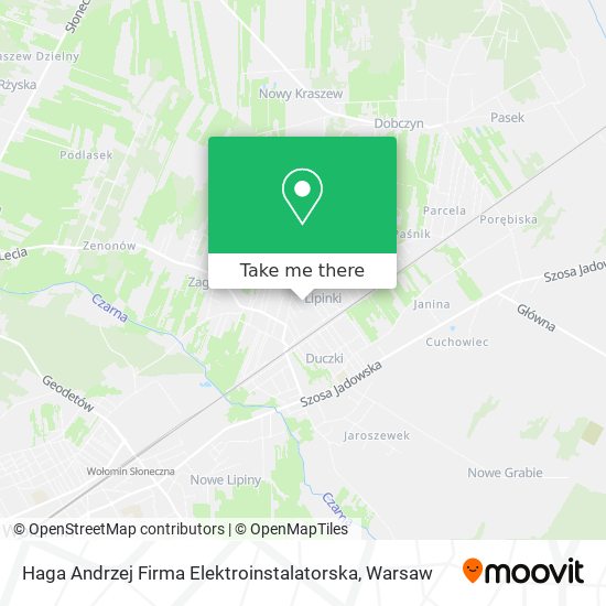 Haga Andrzej Firma Elektroinstalatorska map