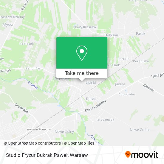 Studio Fryzur Bukrak Paweł map