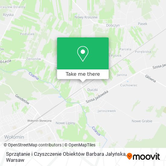 Sprzątanie i Czyszczenie Obiektów Barbara Jałyńska map