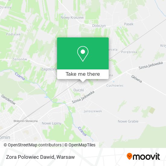 Zora Polowiec Dawid map