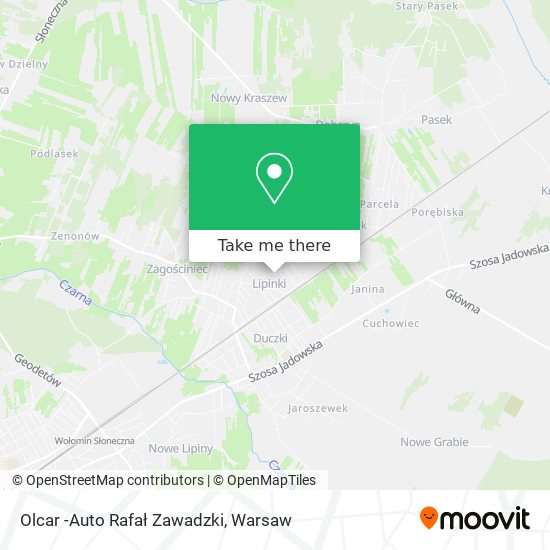 Olcar -Auto Rafał Zawadzki map