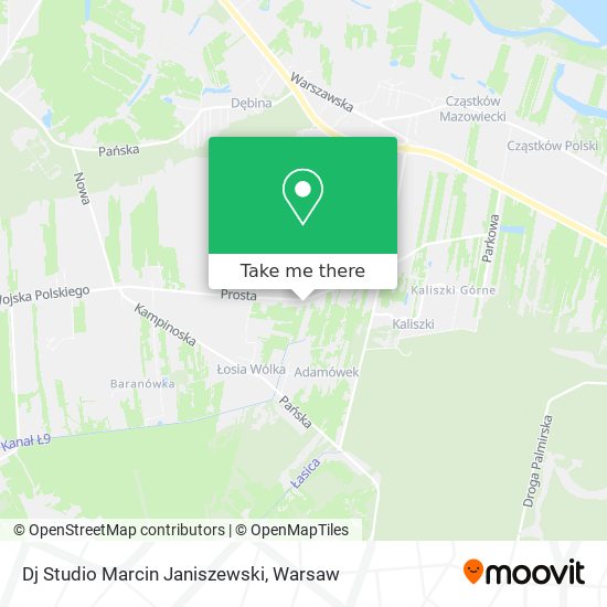 Dj Studio Marcin Janiszewski map