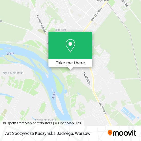 Art Spożywcze Kuczyńska Jadwiga map