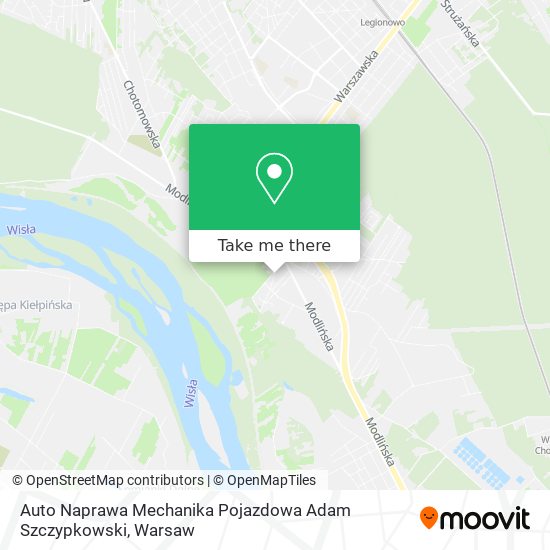 Auto Naprawa Mechanika Pojazdowa Adam Szczypkowski map