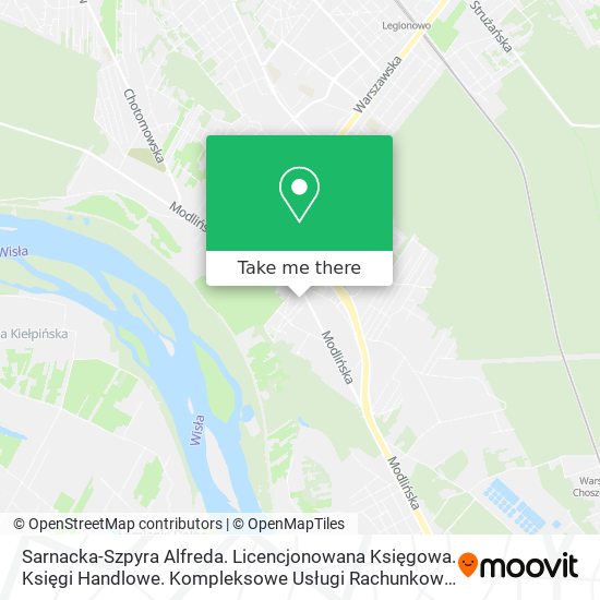 Sarnacka-Szpyra Alfreda. Licencjonowana Księgowa. Księgi Handlowe. Kompleksowe Usługi Rachunkowe map