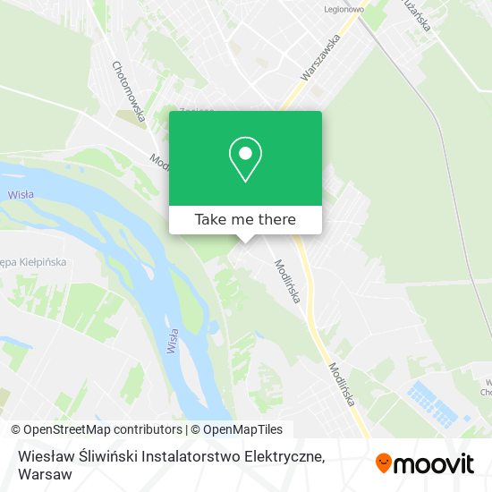 Wiesław Śliwiński Instalatorstwo Elektryczne map