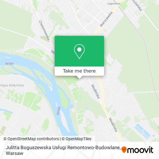 Julitta Boguszewska Usługi Remontowo-Budowlane map