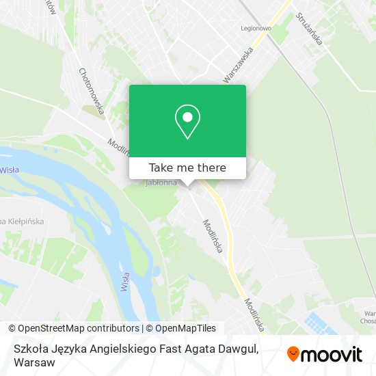 Szkoła Języka Angielskiego Fast Agata Dawgul map