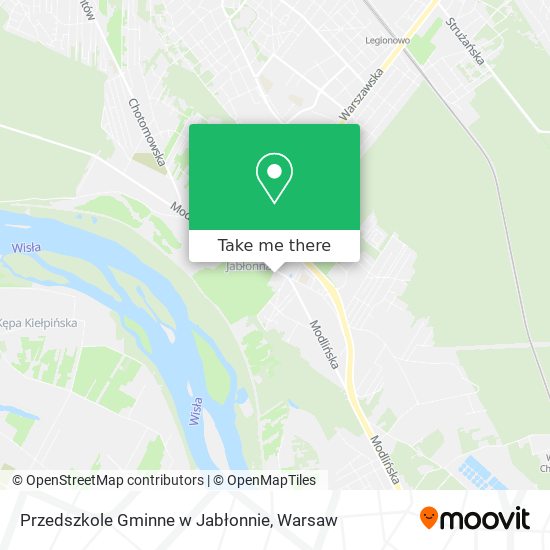 Przedszkole Gminne w Jabłonnie map