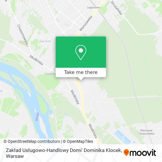 Zakład Usługowo-Handlowy Domi' Dominika Klocek map