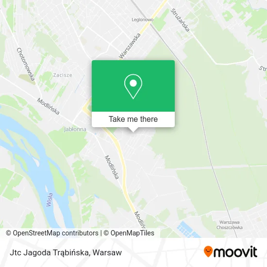 Jtc Jagoda Trąbińska map