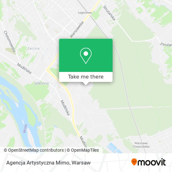 Agencja Artystyczna Mimo map