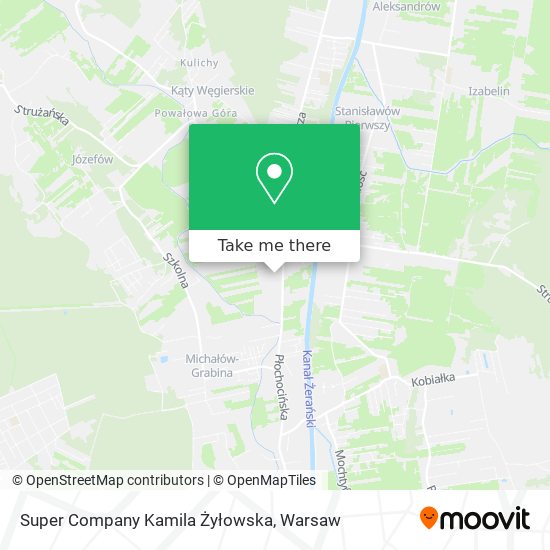 Super Company Kamila Żyłowska map