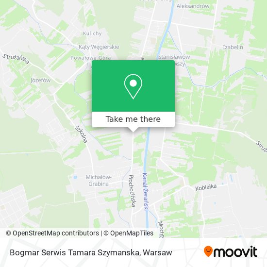 Bogmar Serwis Tamara Szymanska map