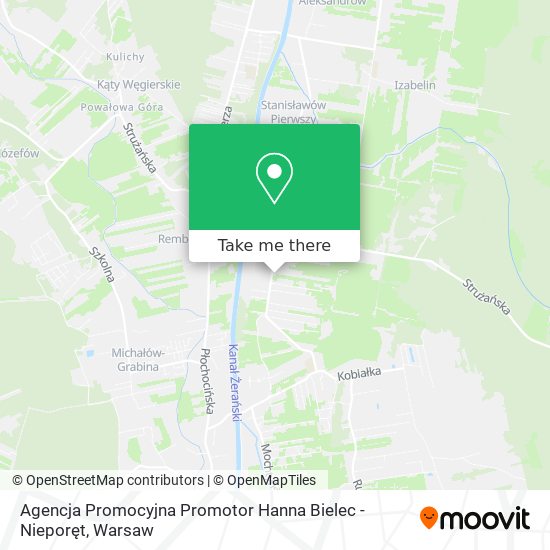 Agencja Promocyjna Promotor Hanna Bielec - Nieporęt map