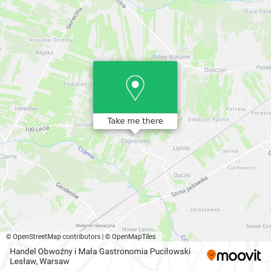 Handel Obwoźny i Mała Gastronomia Puciłowski Lesław map