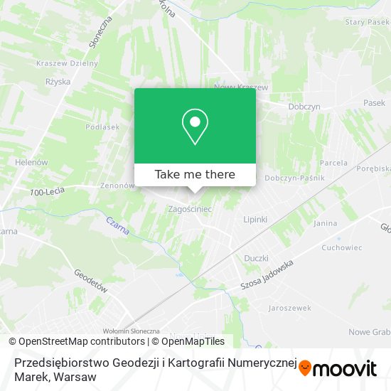 Przedsiębiorstwo Geodezji i Kartografii Numerycznej Marek map