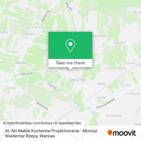 AL-No Meble Kuchenne Projektowanie - Montaż Waldemar Rzepa map