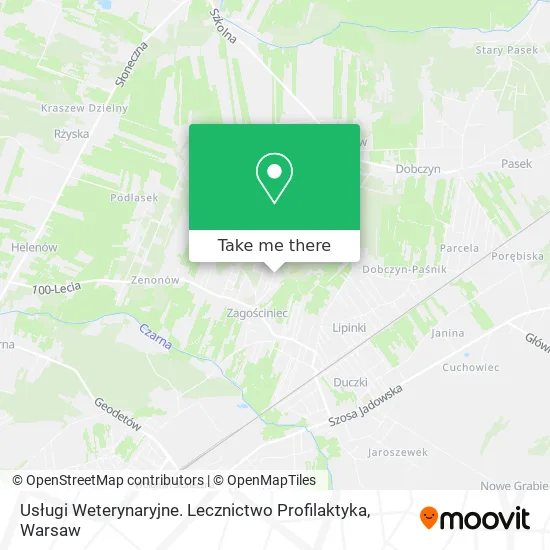 Usługi Weterynaryjne. Lecznictwo Profilaktyka map