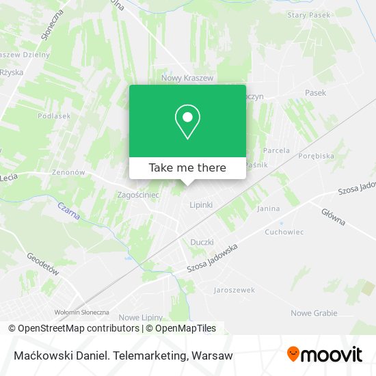 Maćkowski Daniel. Telemarketing map