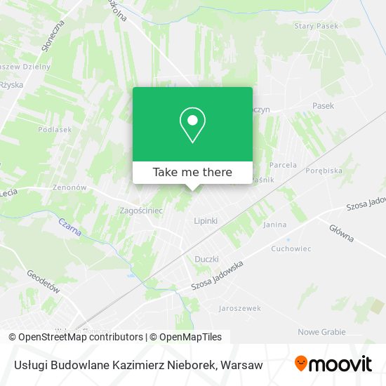 Usługi Budowlane Kazimierz Nieborek map