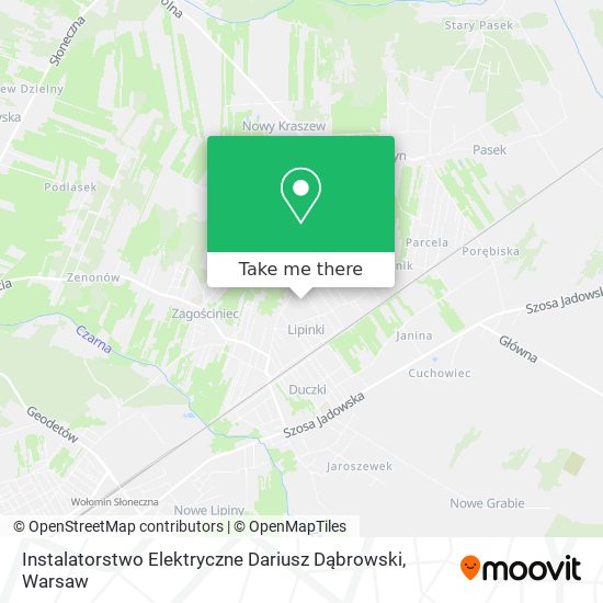 Instalatorstwo Elektryczne Dariusz Dąbrowski map