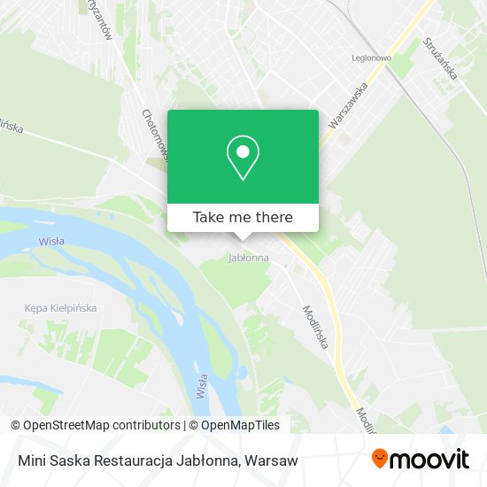 Mini Saska Restauracja Jabłonna map