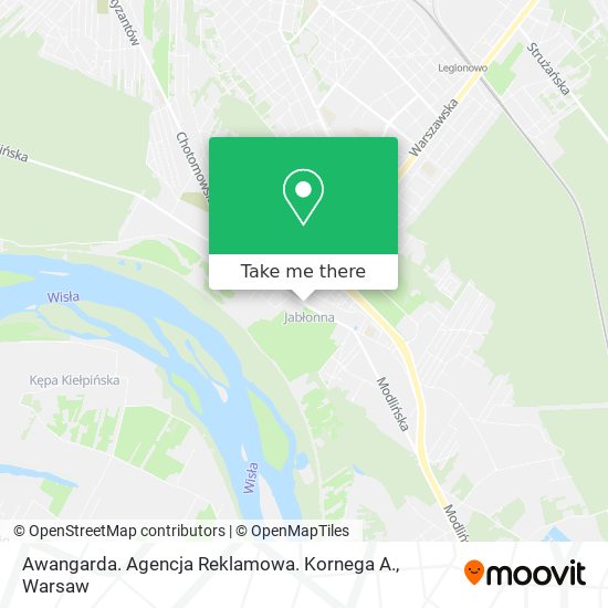 Awangarda. Agencja Reklamowa. Kornega A. map