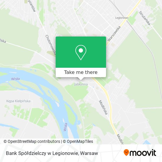 Bank Spółdzielczy w Legionowie map