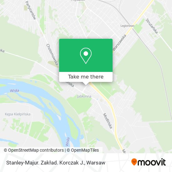 Stanley-Majur. Zakład. Korczak J. map