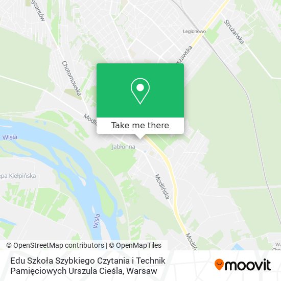 Edu Szkoła Szybkiego Czytania i Technik Pamięciowych Urszula Cieśla map