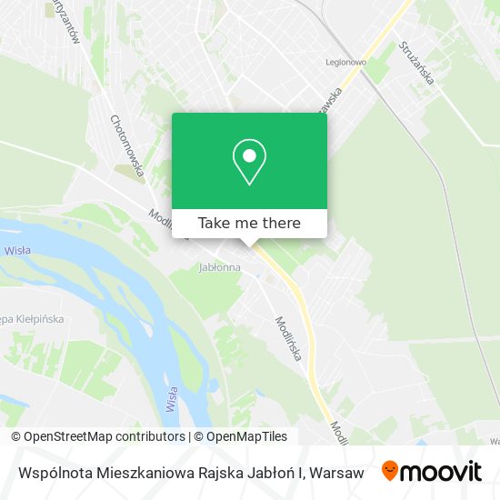 Wspólnota Mieszkaniowa Rajska Jabłoń I map