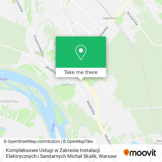 Kompleksowe Usługi w Zakresie Instalacji Elektrycznych i Sanitarnych Michał Skalik map