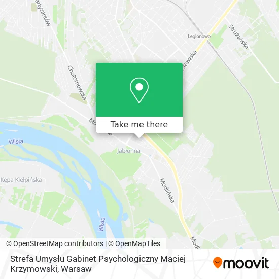 Карта Strefa Umysłu Gabinet Psychologiczny Maciej Krzymowski