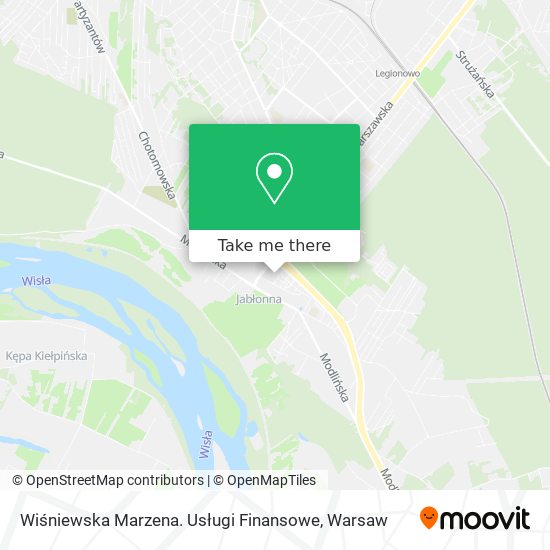 Wiśniewska Marzena. Usługi Finansowe map