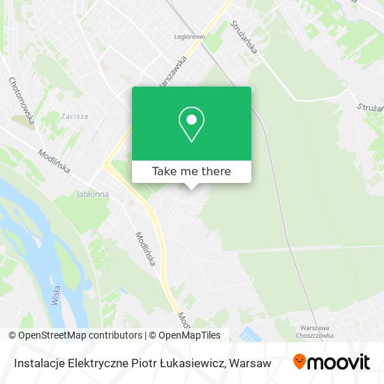 Instalacje Elektryczne Piotr Łukasiewicz map