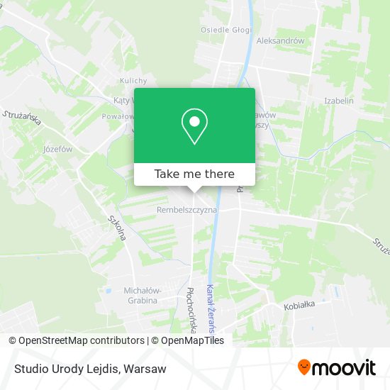 Studio Urody Lejdis map