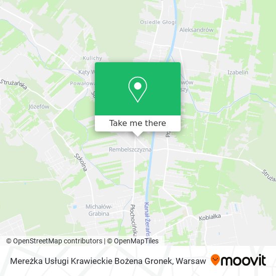 Mereżka Usługi Krawieckie Bożena Gronek map