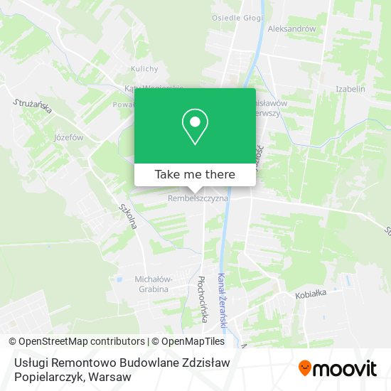 Usługi Remontowo Budowlane Zdzisław Popielarczyk map